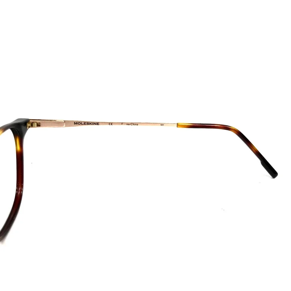 Moleskine Eyeglasses Frames MO1104 32 Tortoise Gold Square Full Rim 52-15-145